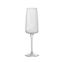 Side view of Exclusiva 8.5 oz. Prosecco or Sparkling Wine Flute (Set of 6)