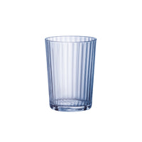 Side view of Exclusiva 17 oz. Gin Fizz Cocktail / Large Drinking Glasses, Sapphire Blue (Set of 12)