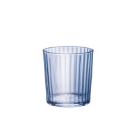 Side view of Exclusiva 12 oz. Negroni Cocktail / Medium Drinking Glasses, Sapphire Blue (Set of 12)