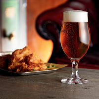 Side view of Executive 18 oz. Beer Glasses (Set of 6)