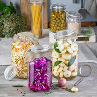 Side view of Fido 101.5 oz. Food & Canning Jar, Clear