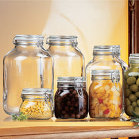 Side view of Fido 101.5 oz. Food & Canning Jar, Clear