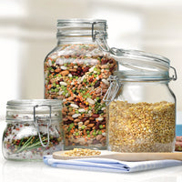 Side view of Fido 101.5 oz. Food & Canning Jar, Clear