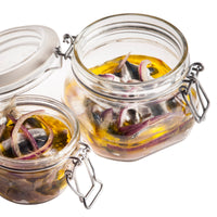 Side view of Fido 17.5 oz. Food & Canning Jar, Clear