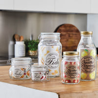 Side view of Fido 17.5 oz. Food & Canning Jar, Clear