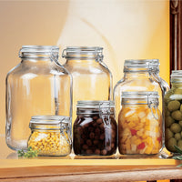 Side view of Fido 25.25 oz. Food & Canning Jar, Clear (Set of 12)