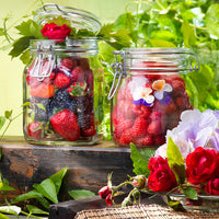 Side view of Fido 25.25 oz. Food & Canning Jar, Clear (Set of 12)