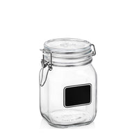 Side view of Fido 33.75 oz. Food Jar, Chalkboard (Set of 12)