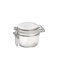Side view of Fido 4.25 oz. Food Jar, White Top (Set of 12)