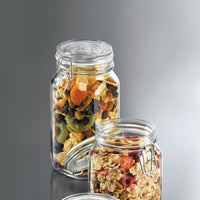 Side view of Fido 50.75 oz. Food & Canning Jar, Clear