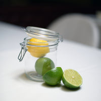 Side view of Fido Cylinder 17.5 oz. Food & Canning Jar, Clear