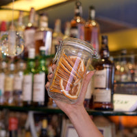 Side view of Fido Cylinder 25.25 oz. Food & Canning Jar, Clear (Set of 6)