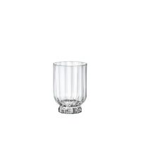 Side view of Florian 12.6 oz. DOF Drinking Glasses (Set of 4)