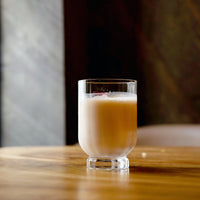 Side view of Florian 12.6 oz. DOF Drinking Glasses (Set of 4)