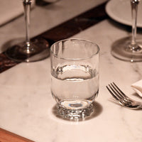 Side view of Florian 12.6 oz. DOF Drinking Glasses (Set of 4)