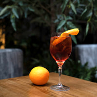 Side view of Florian 12.8 oz. White Wine / Spritz Glasses (Set of 4)