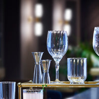 Side view of Florian 12.8 oz. White Wine / Spritz Glasses (Set of 4)