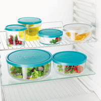 Side view of Frigoverre 10.25 oz. Round Food Storage Container (Set of 12)