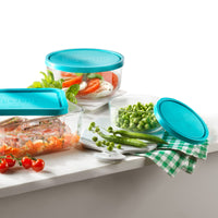 Side view of Frigoverre 10.25 oz. Round Food Storage Container (Set of 12)
