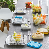 Side view of Frigoverre 13.5 oz. Rectangle Food Storage Container (Set of 12)