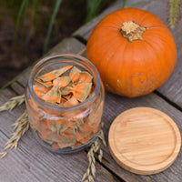 Side view of Frigoverre 25.25 oz. Bamboo Round Food Storage Container (Set of 6)