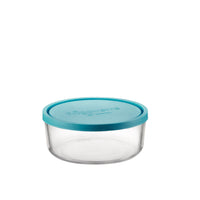 Side view of Frigoverre 25.25 oz. Round Food Storage Container (Set of 12)