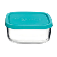 Side view of Frigoverre 25.25 oz. Square Food Storage Container (Set of 12)