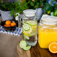 Side view of Frigoverre 33.75 oz. Basic Jug with Lid