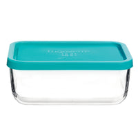 Side view of Frigoverre 37.25 oz. Rectangle Food Storage Container (Set of 8)