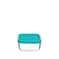Side view of Frigoverre 8 oz. Square Food Storage Container (Set of 12)