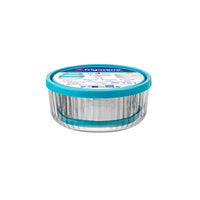 Side view of Frigoverre Brillante 3pc Round Food Storage Container Set (13.25 oz., 27.75 oz., 51.75 oz.)