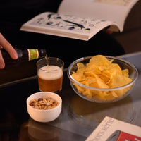 Side view of Frigoverre Evolution 58 oz. Medium Bowl, Blue Lid (Set of 6)