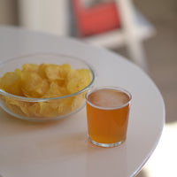 Side view of Frigoverre Evolution 58 oz. Medium Bowl, Blue Lid (Set of 6)