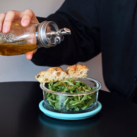 Side view of Frigoverre Future 17.25 oz. Round Food Storage Container (Set of 12)