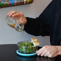 Side view of Frigoverre Future 17.25 oz. Round Food Storage Container (Set of 12)