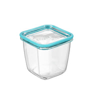 Side view of Frigoverre Future 25.25 oz. Square Food Storage Container (Set of 12)