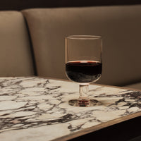 Side view of Hosteria 11.75 oz. Goblet Stackable Wine Glasses (Set of 6)