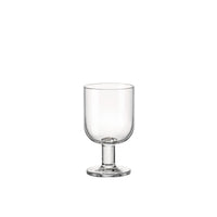 Side view of Hosteria 9.5 oz. Large Stackable Wine Glasses (Set of 6)
