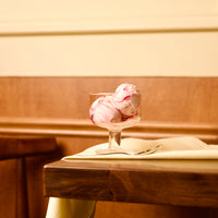 Side view of Hosteria 8 oz. Dessert Stackable Wine Glasses (Set of 6)