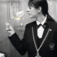 Side view of InAlto Tre Sensi 14.5 oz. Medium Wine Glasses (Set of 6)