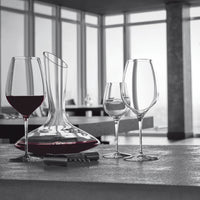 Side view of InAlto Tre Sensi 22 oz. Extra Large Wine Glasses (Set of 6)
