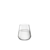 Side view of InAlto Uno 14.25 oz. Stemless Wine or DOF Drinking Glasses (Set of 6)
