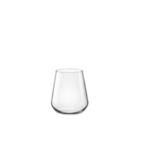 Side view of InAlto Uno 14.25 oz. Stemless Wine or DOF Drinking Glasses (Set of 6)
