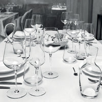 Side view of InAlto Uno 14.25 oz. Stemless Wine or DOF Drinking Glasses (Set of 6)