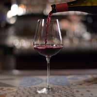 Side view of InAlto Uno 18.75 oz. Large Red Wine Glasses (Set of 6)