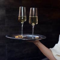 Side view of InAlto Uno 9.5 oz. Sparkling Wine Flute (Set of 6)