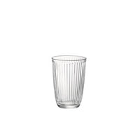 Side view of Line 13.25 oz. Long Drink Drinking Glasses, Clear (Set of 12)