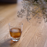 Side view of Luna 11.75 oz. DOF Drinking Glasses (Set of 4)