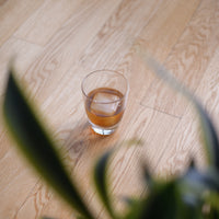 Side view of Luna 11.75 oz. DOF Drinking Glasses (Set of 4)