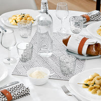 Side view of Mat 10 oz. Water Drinking Glasses (Set of 6)